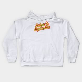 1970s Salsa Explosion Homage Kids Hoodie